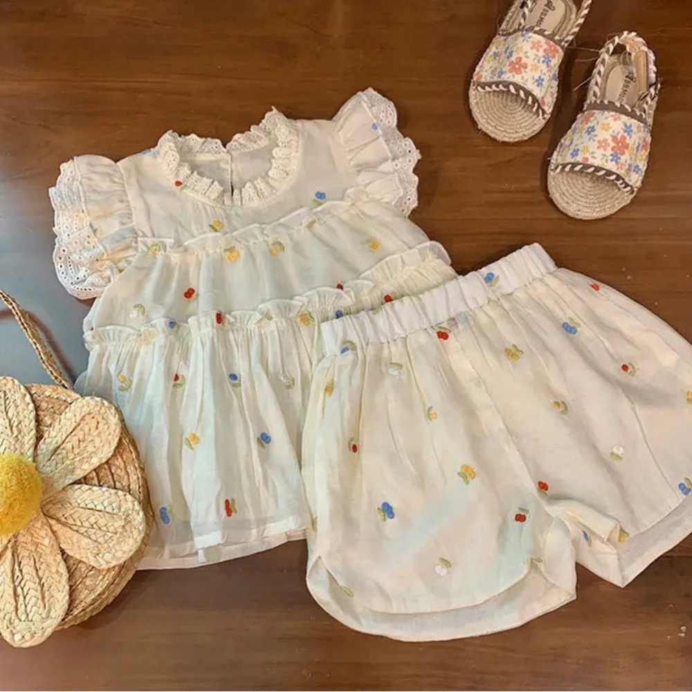 Top and Shorts set for a Toddler Girl
